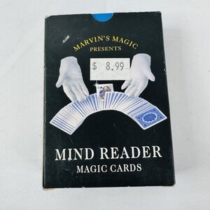 Marvin's Magic Mind‎ Reader Magic Card Deck SEALED